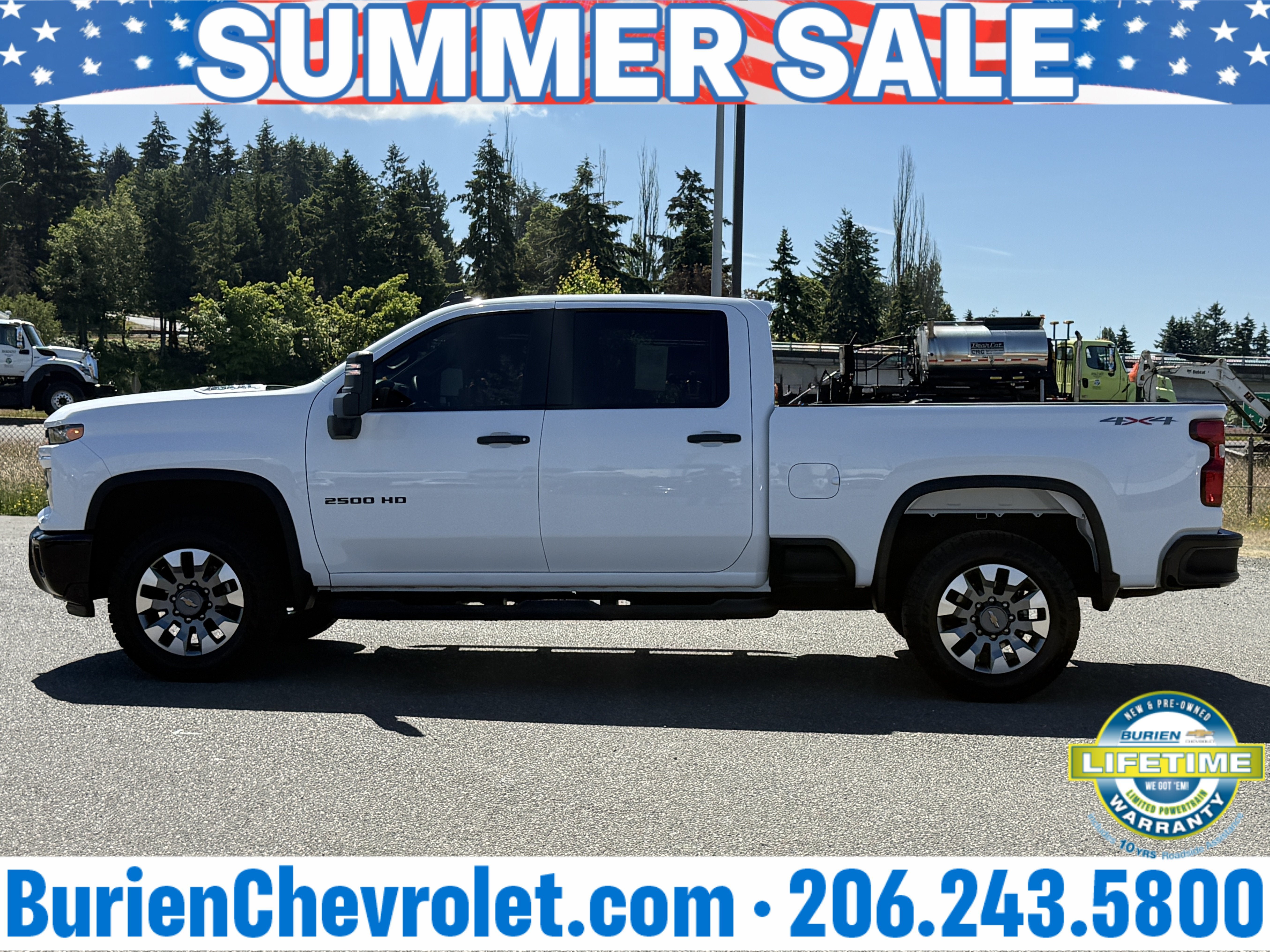 Used 2024 Chevrolet Silverado 2500 Custom w/ Custom Convenience Package AWD/4WD image 2