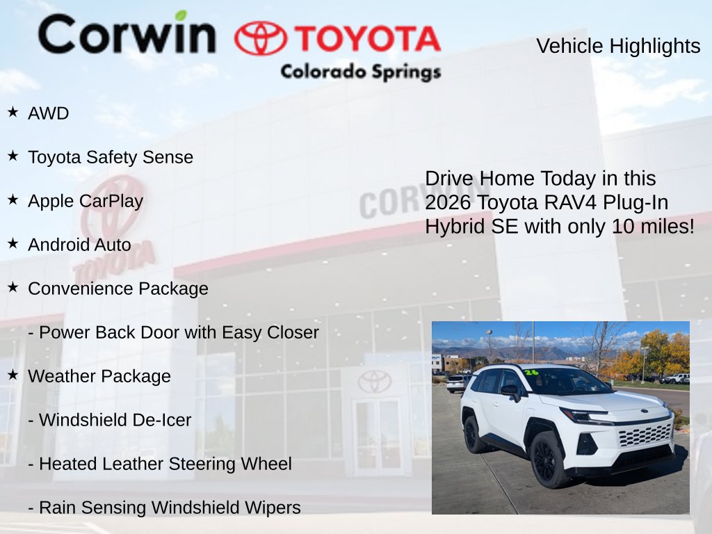 Used 2026 Toyota RAV4 SE w/ Convenience Package AWD/4WD image 7