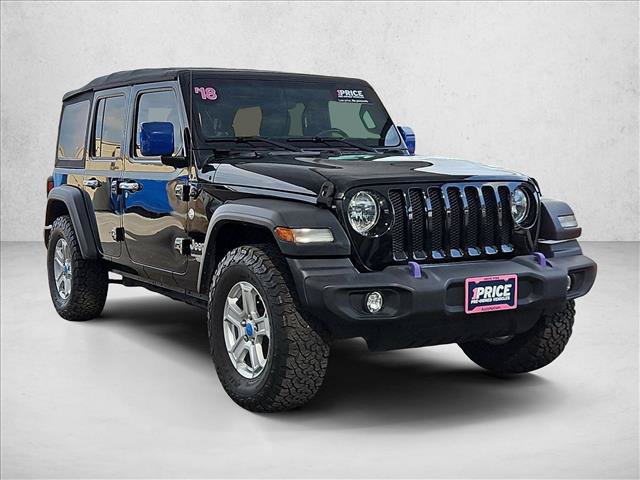 Used 2018 Jeep Wrangler Unlimited Sport S AWD/4WD image 3