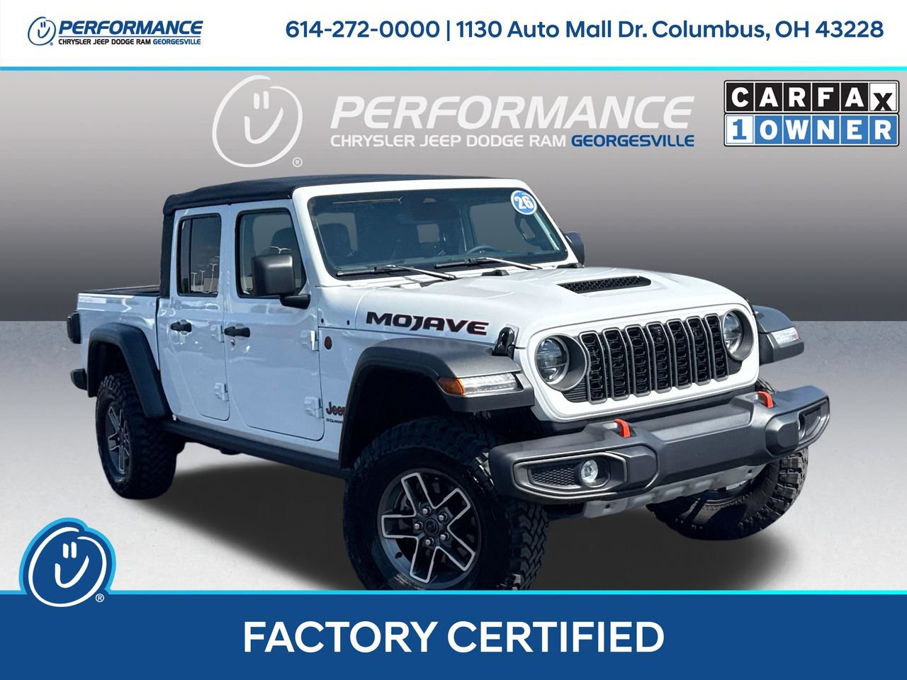 Used 2026 Jeep Gladiator Mojave w/ Safety Group