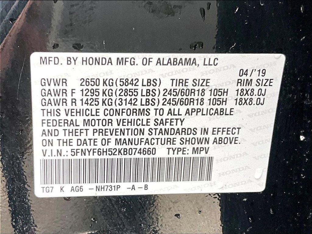 Used 2019 Honda Pilot EX-L image 30