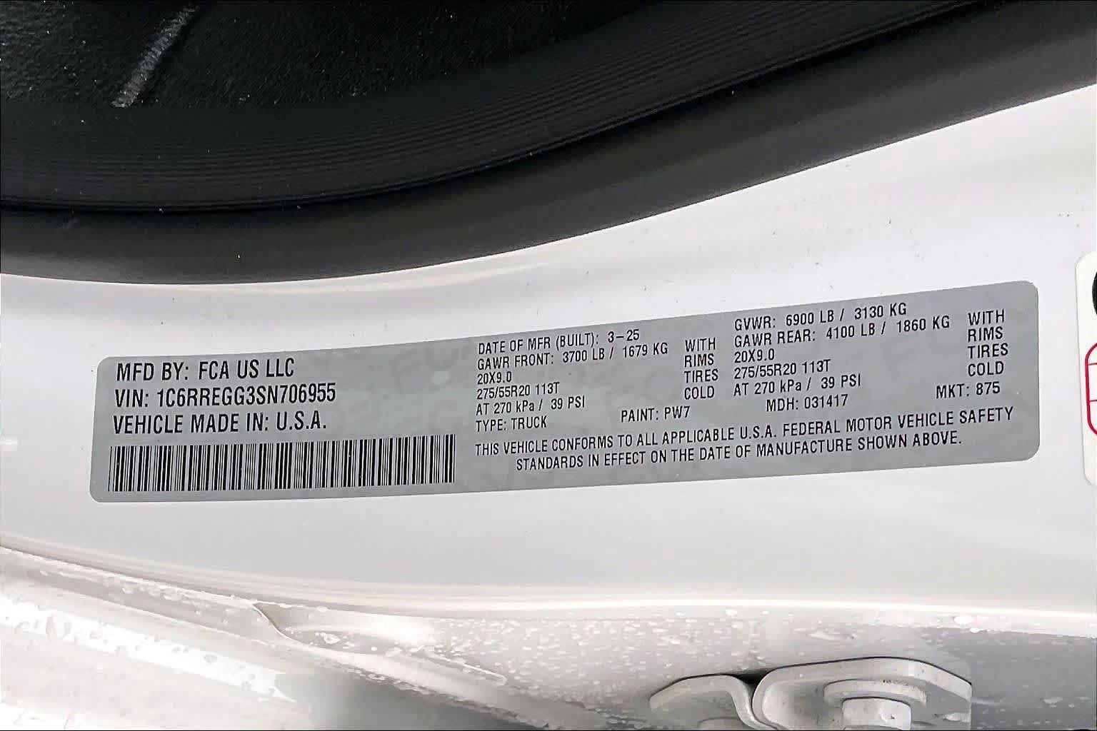 Used 2025 RAM 1500 Tradesman RWD image 59