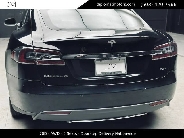 Used 2015 Tesla Model S 70D AWD/4WD image 16