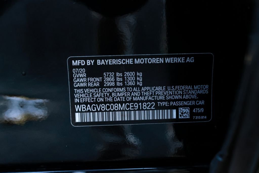 Used 2021 BMW M850i Gran Coupe xDrive w/ M Carbon Exterior Package AWD/4WD image 39