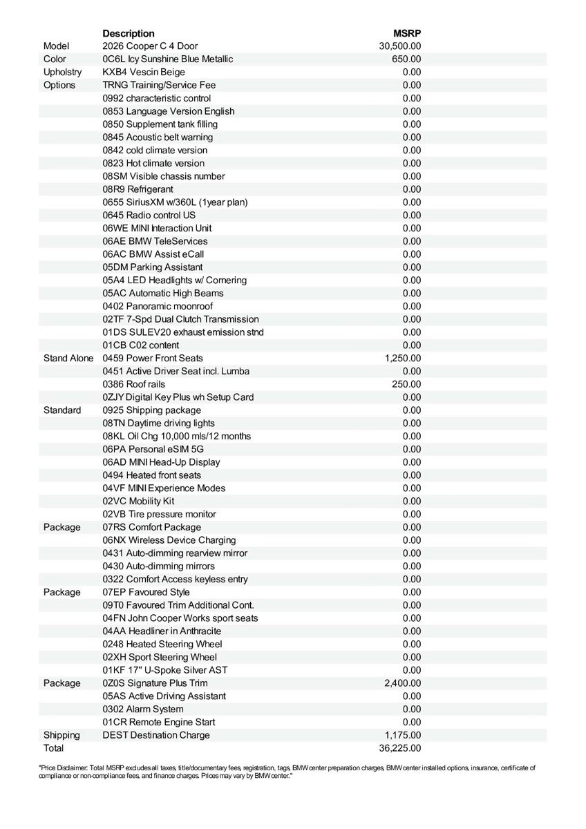 New 2026 MINI Cooper 4-Door Hardtop image 12