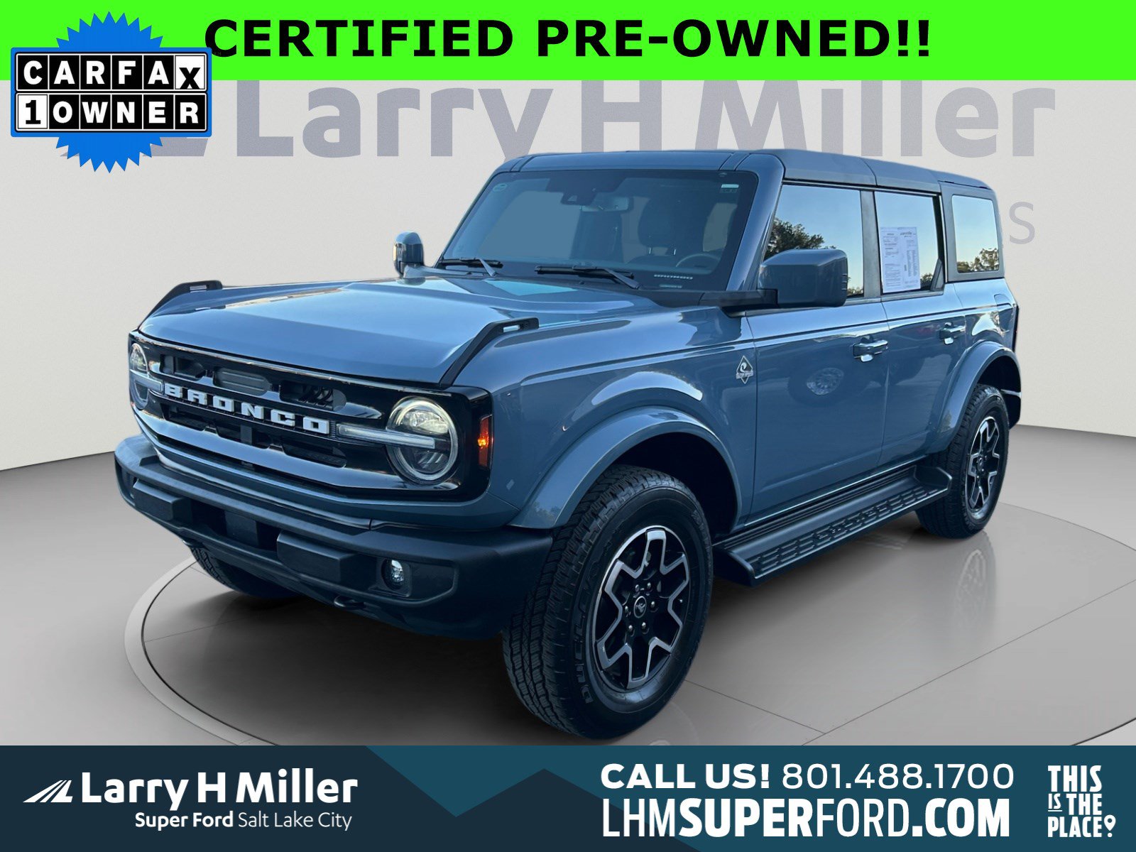 Certified 2025 Ford Bronco Outer Banks