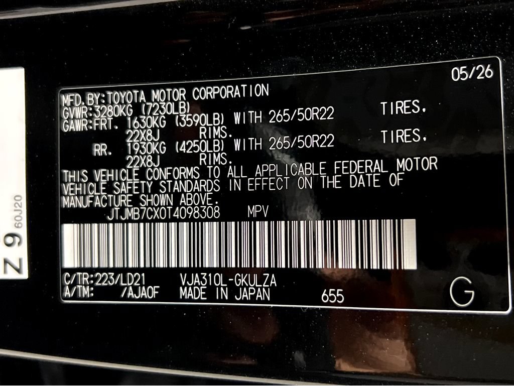 New 2026 Lexus LX 600 F Sport AWD/4WD image 27