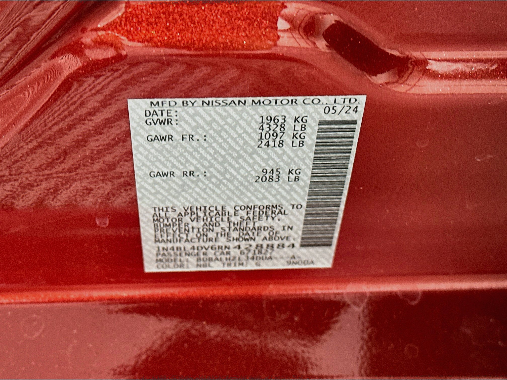 Used 2024 Nissan Altima 2.5 SV FWD image 12