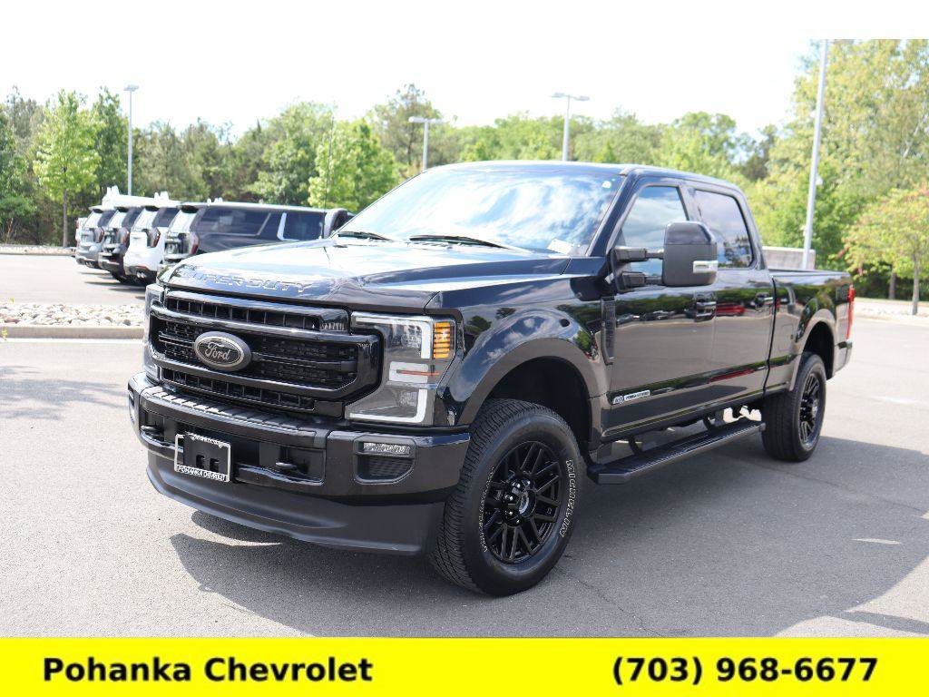 Used 2022 Ford F250 Lariat w/ Black Appearance Package AWD/4WD video 3