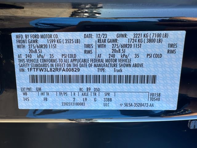 Used 2024 Ford F150 XLT w/ Equipment Group 302A MID AWD/4WD image 31