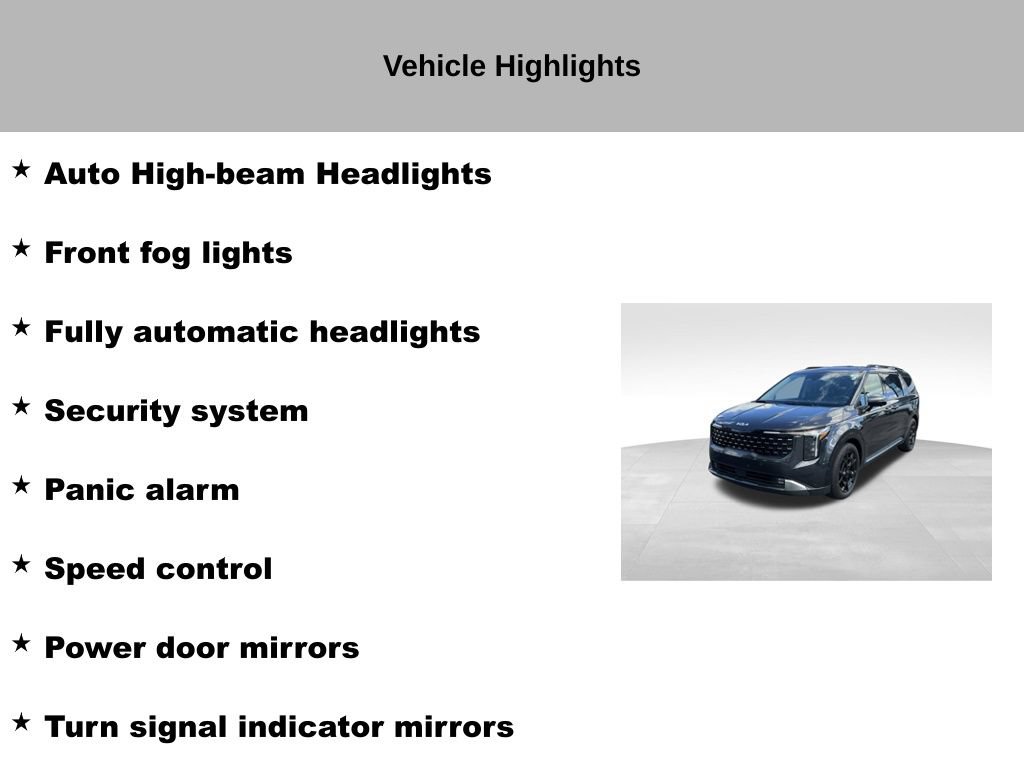 Certified 2025 Kia Carnival SX FWD image 17