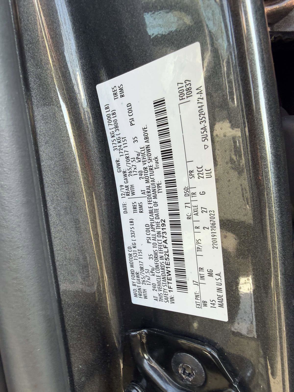 Used 2020 Ford F150 XLT w/ Equipment Group 301A Mid image 18