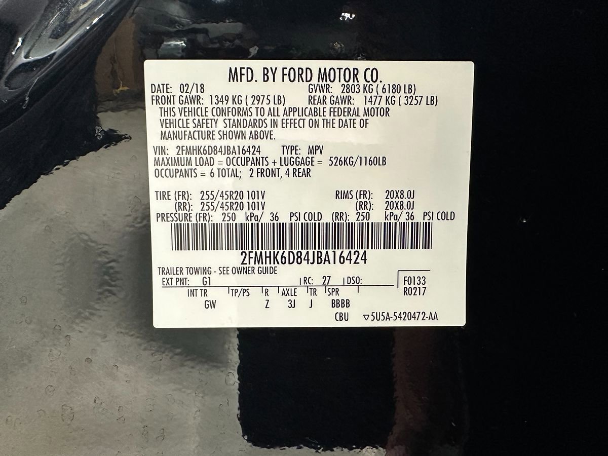 Used 2018 Ford Flex Limited w/ Equipment Group 301A AWD/4WD image 33