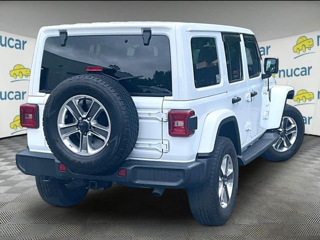 Used 2021 Jeep Wrangler Unlimited Sahara w/ Uconnect 4C Nav & Sound Group AWD/4WD image 13
