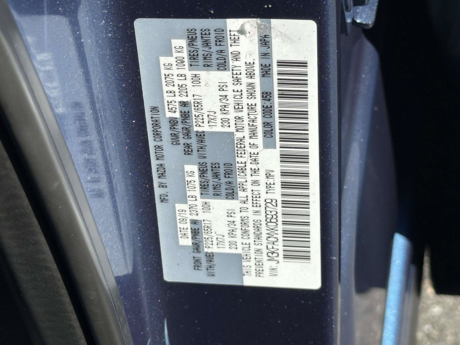 Used 2019 MAZDA CX-5 Touring FWD image 30