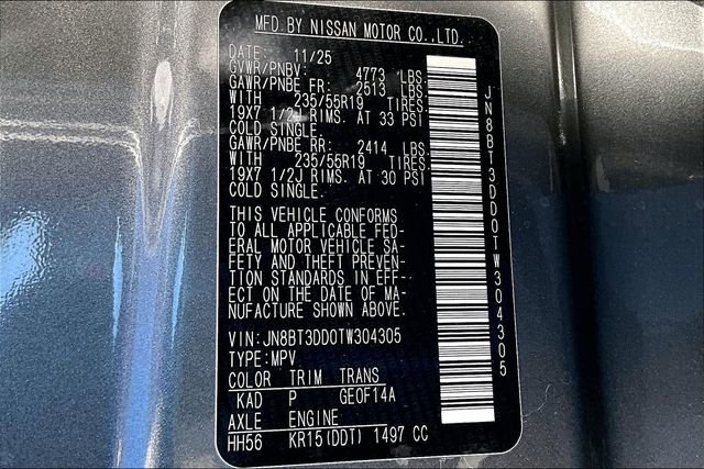 New 2026 Nissan Rogue Platinum w/ Platinum Premium Package AWD/4WD image 8