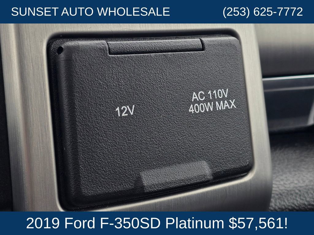 Used 2019 Ford F350 Platinum w/ Platinum Ultimate Package image 46