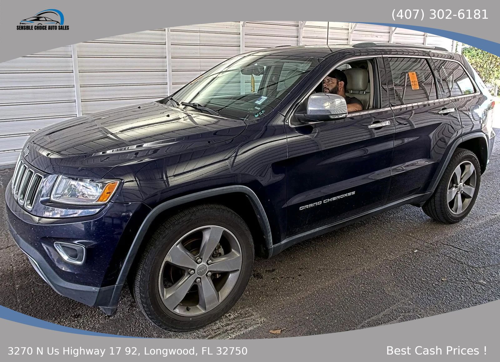 Used 2015 Jeep Grand Cherokee Limited w/ Trailer Tow Group IV RWD image 1