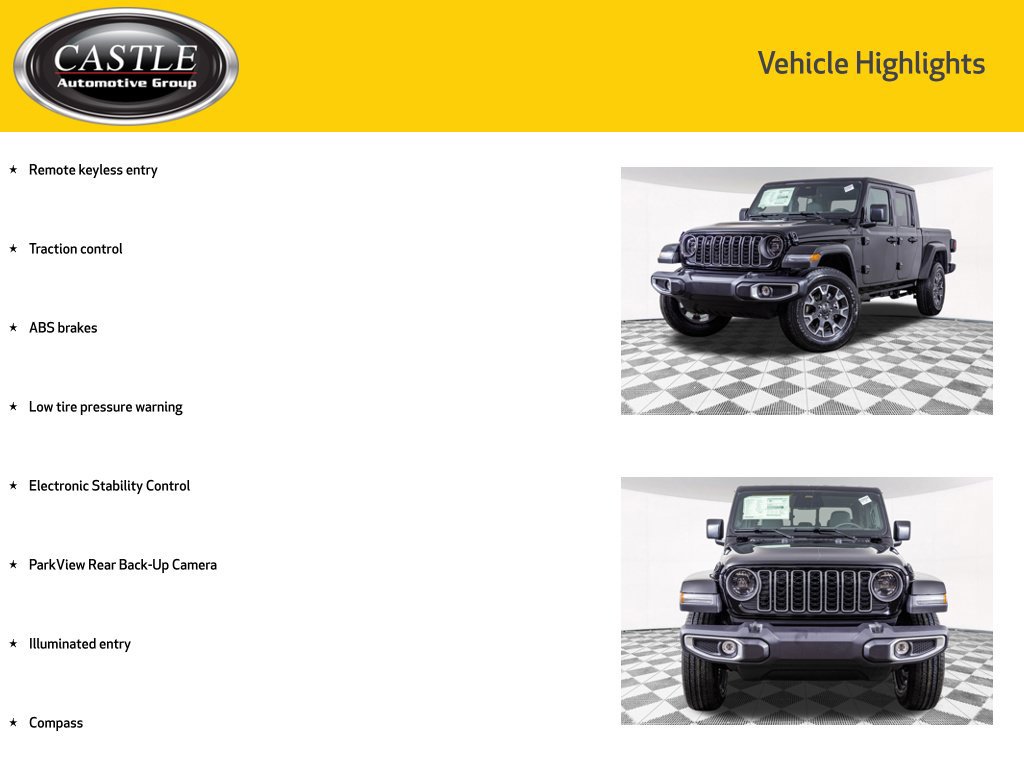 New 2026 Jeep Gladiator Sport AWD/4WD image 3