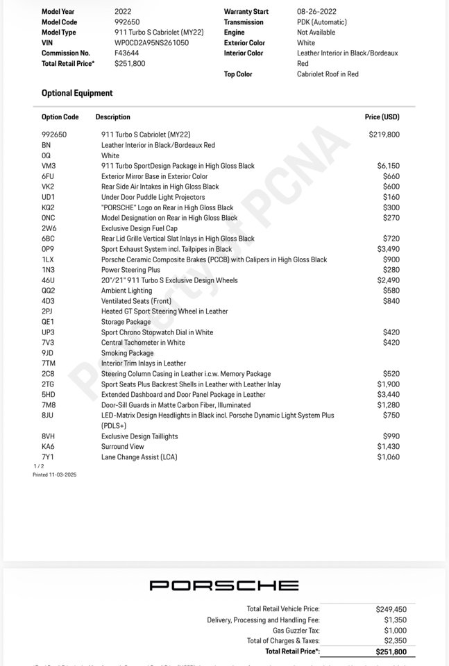 Used 2022 Porsche 911 Turbo S image 25