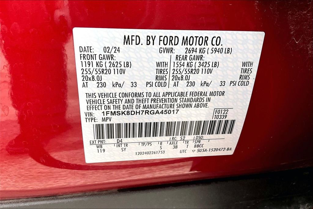 Used 2024 Ford Explorer XLT w/ Equipment Group 202A image 30