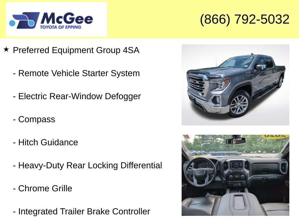 Used 2020 GMC Sierra 1500 SLT w/ SLT Premium Plus Package AWD/4WD image 12