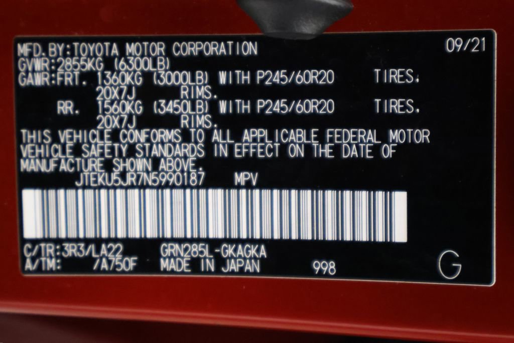 Certified 2022 Toyota 4Runner Limited image 17