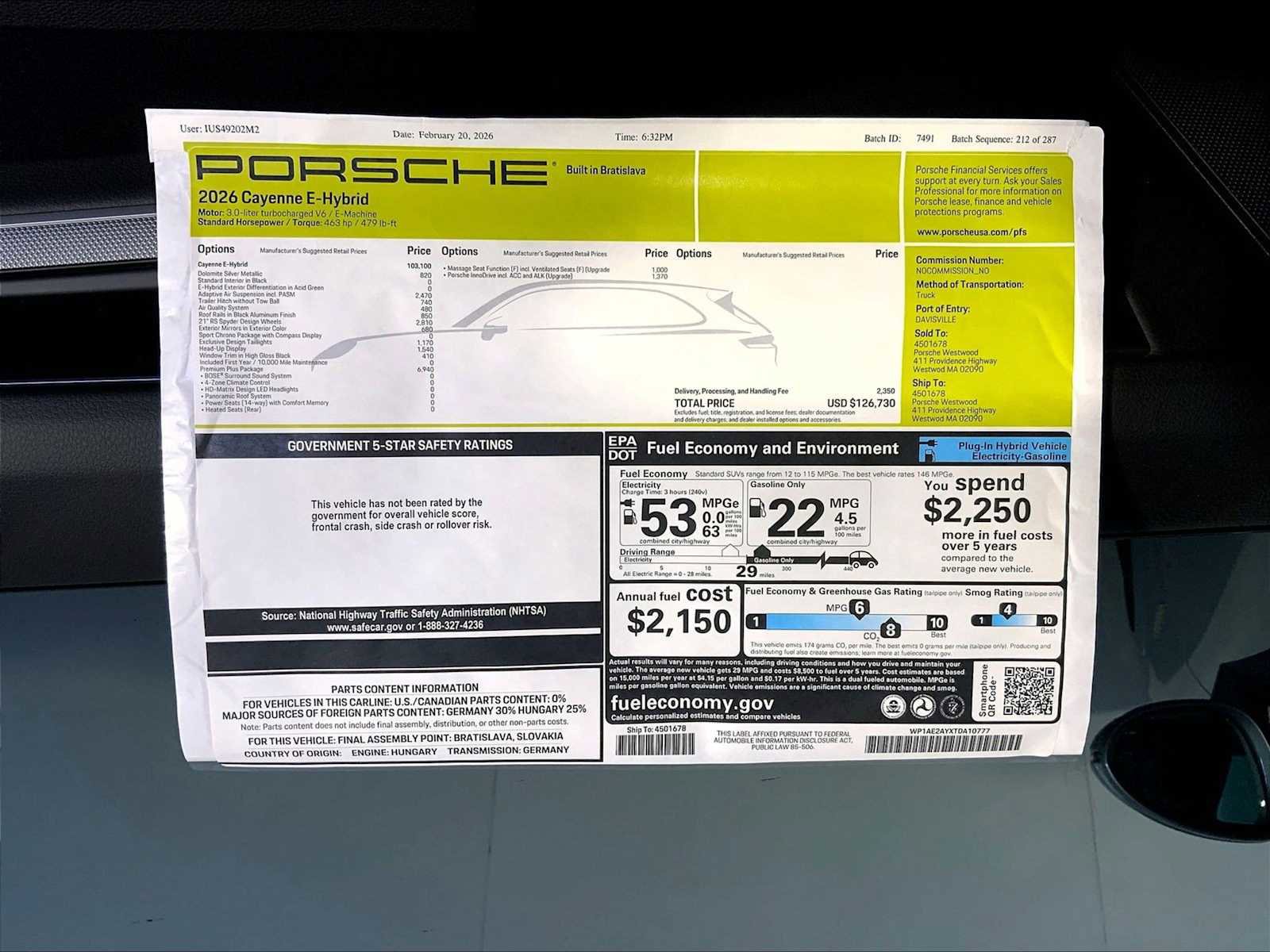 New 2026 Porsche Cayenne E-Hybrid image 24