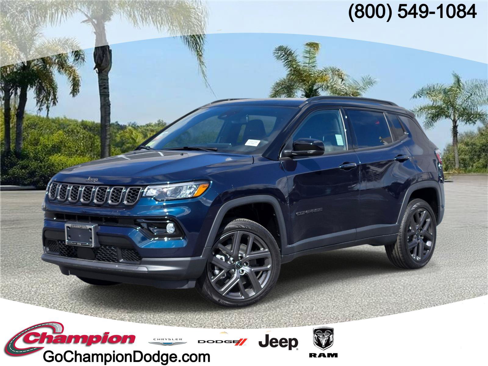 New 2026 Jeep Compass Limited w/ Sun, Sound & Navigation Group