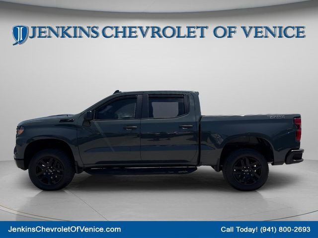 Certified 2025 Chevrolet Silverado 1500 Custom Trail Boss w/ Dark Appearance Package AWD/4WD image 7
