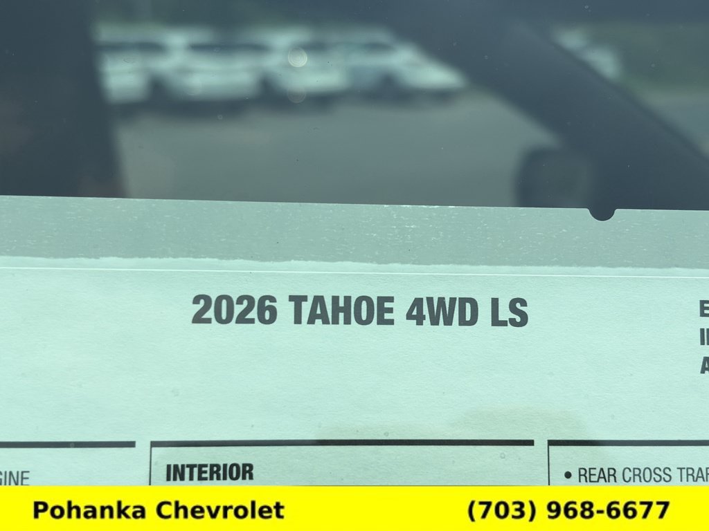 New 2026 Chevrolet Tahoe LS w/ LPO, Dark Essentials Package AWD/4WD image 34