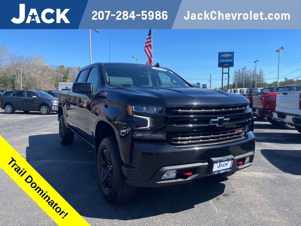 Used 2021 Chevrolet Silverado 1500 LT Trail Boss w/ Bed Protection Package AWD/4WD image 1