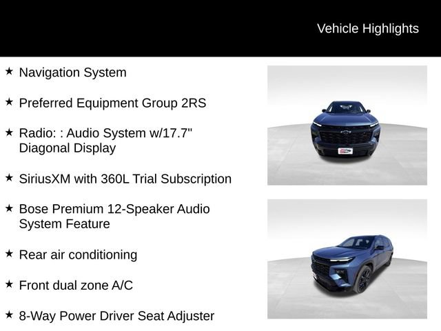 Certified 2026 Chevrolet Traverse RS AWD/4WD image 13