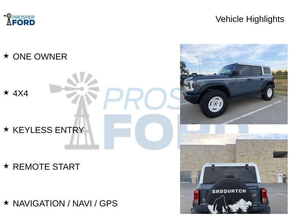 Used 2025 Ford Bronco Heritage Edition AWD/4WD image 5