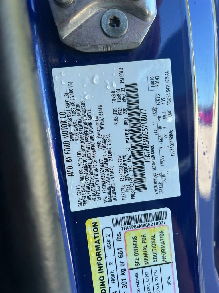 Used 2016 Ford Mustang Convertible w/ Equipment Group 051A RWD image 26