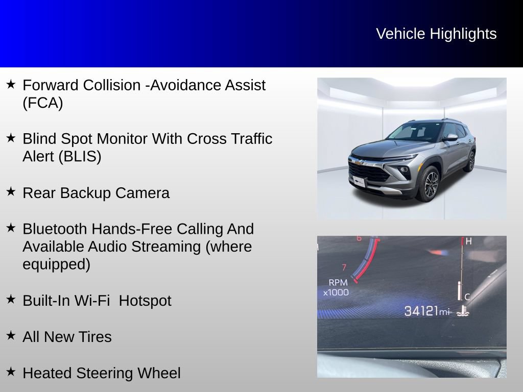 Used 2024 Chevrolet TrailBlazer LT w/ LT Cold Weather Package FWD image 4