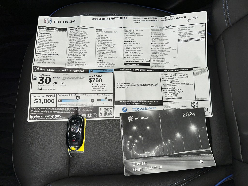 Used 2024 Buick Envista Sport Touring w/ Convenience I Package image 17