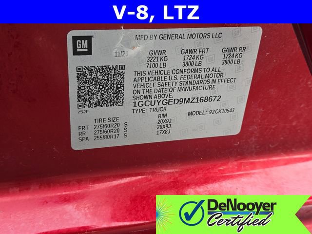 Used 2021 Chevrolet Silverado 1500 LTZ image 34