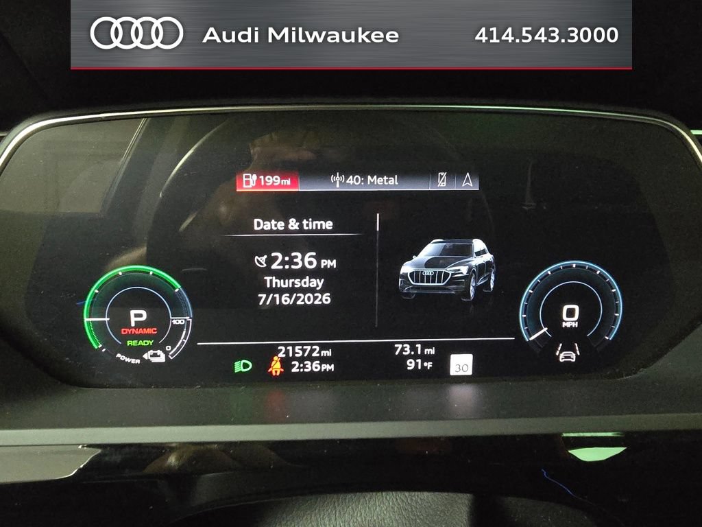 Used 2024 Audi Q8 e-tron Prestige w/ Prestige Package AWD/4WD image 44
