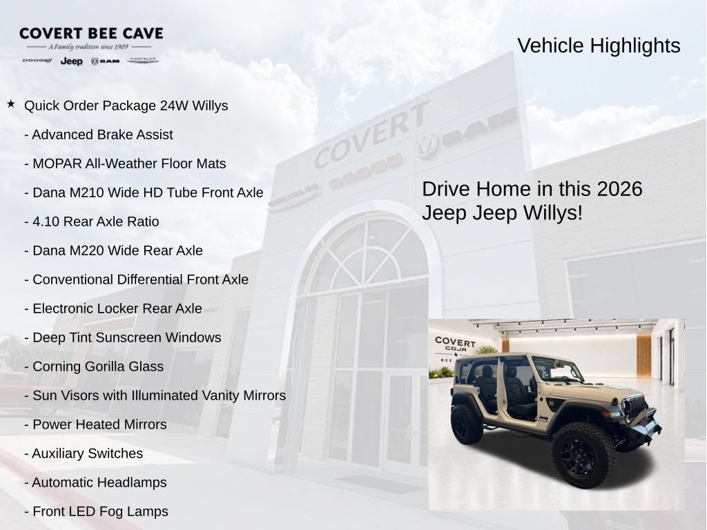 New 2026 Jeep Wrangler Unlimited Sport AWD/4WD image 6