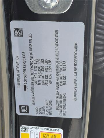 Used 2025 Cadillac Escalade ESV Sport Platinum w/ LPO, ONYX Package image 30