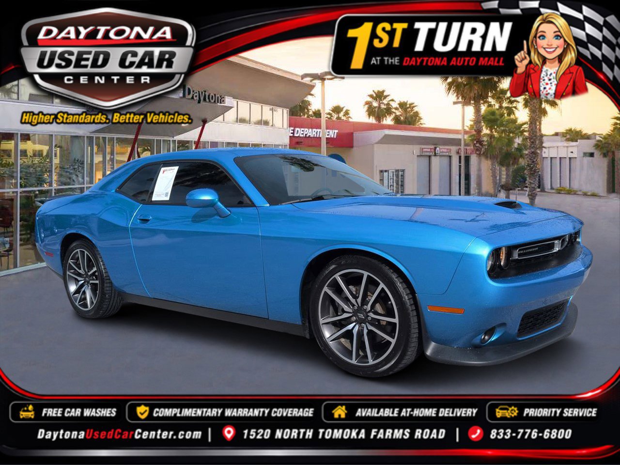 Used 2023 Dodge Challenger GT w/ Plus Package RWD image 1