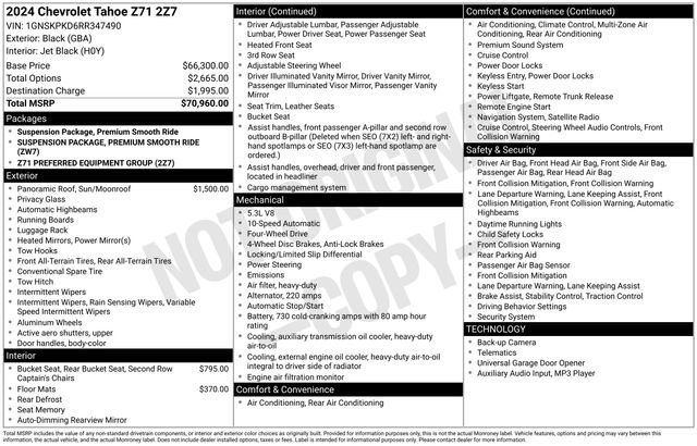 Certified 2024 Chevrolet Tahoe Z71 image 7