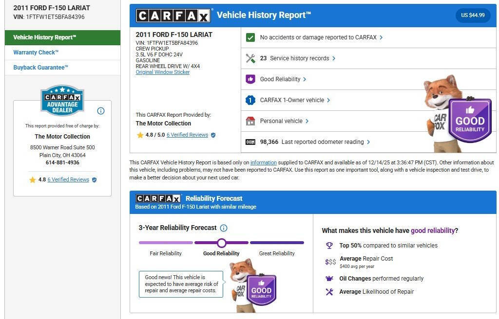 Used 2011 Ford F150 Lariat w/ Lariat Plus Pkg image 12