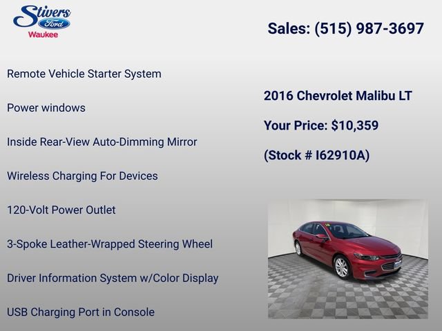 Used 2016 Chevrolet Malibu LT FWD image 22