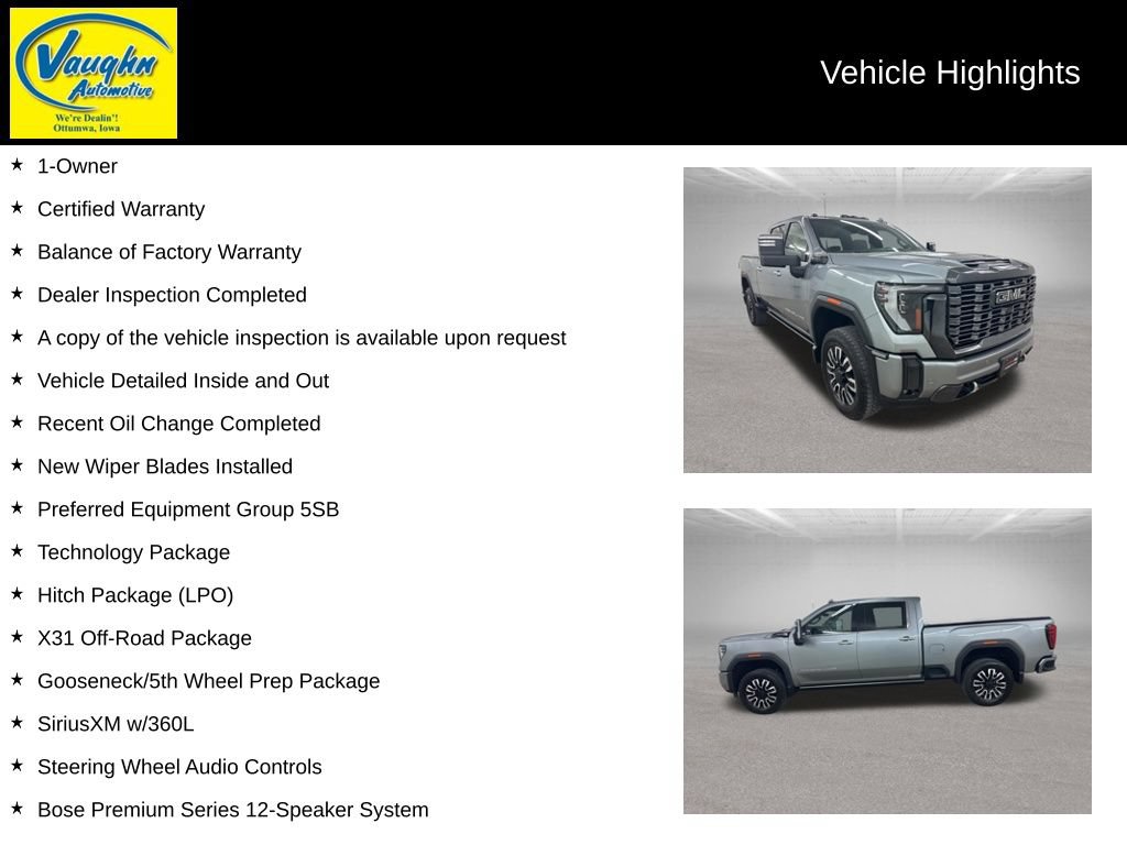 Used 2024 GMC Sierra 2500 Denali Ultimate AWD/4WD image 2