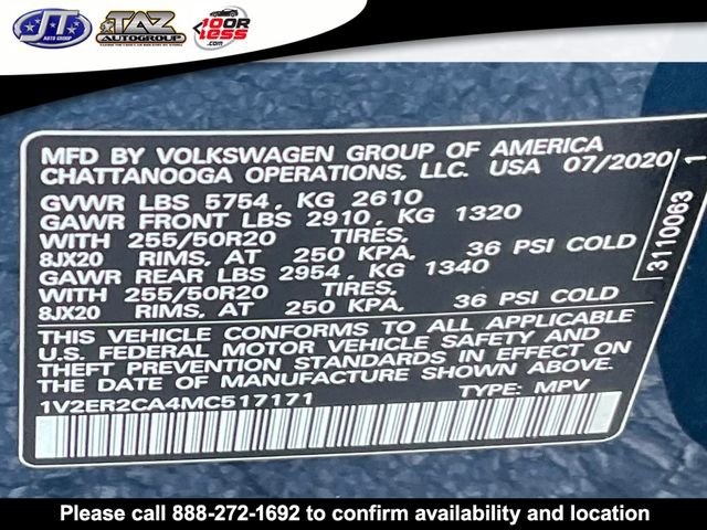 Used 2021 Volkswagen Atlas SEL FWD image 22