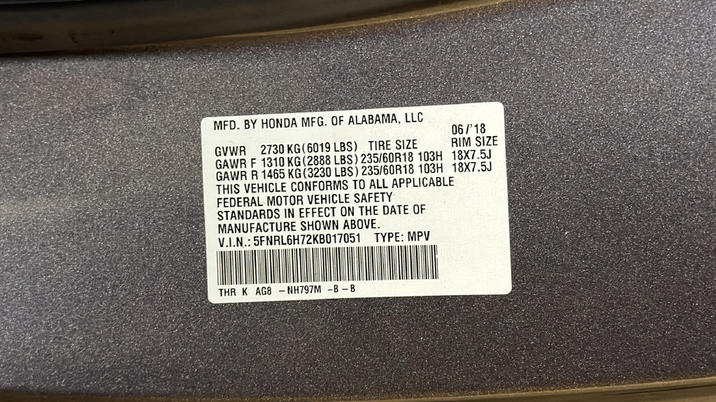 Used 2019 Honda Odyssey EX-L image 35