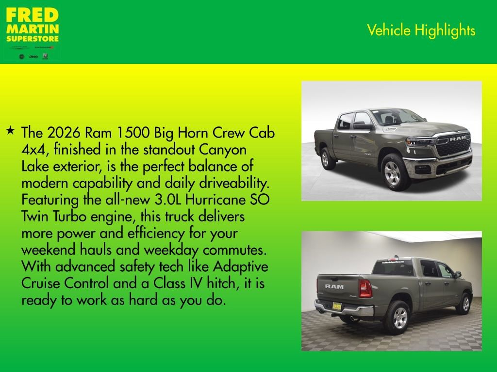 New 2026 RAM 1500 Big Horn image 8