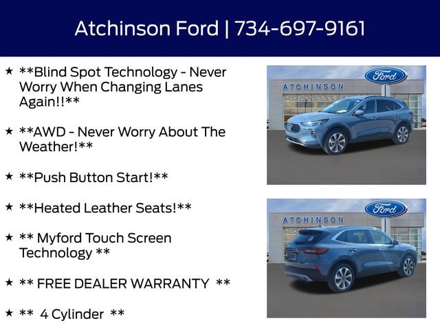 Certified 2024 Ford Escape Platinum AWD/4WD image 9